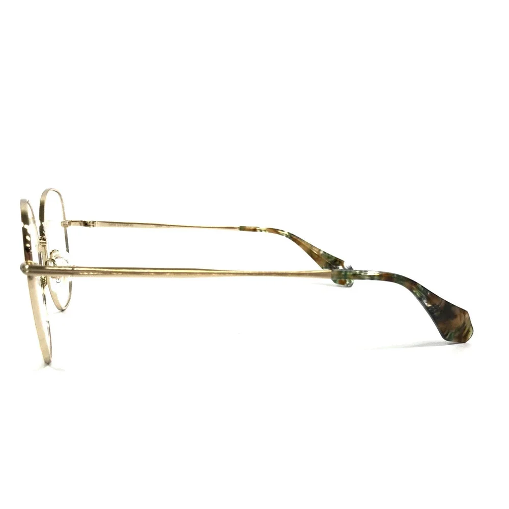 Gigi Studios Eyeglasses Frames VITTORIA 6872/7 Gold Cat Eye Wire Rim 50-17-135
